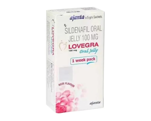 Lovegra Oral Jelly 100 mg gel sildenafil per donne