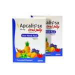 Apcalis Oral Jelly 20 mg tadalafil in gel orale gusti fruttati