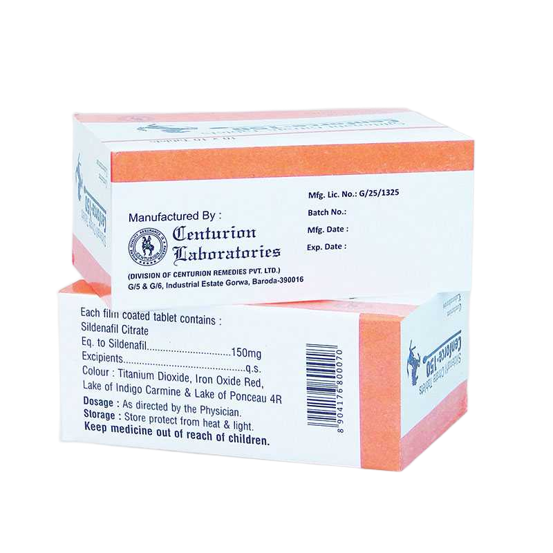 Confezione Cenforce 150 mg Centurion Laboratories