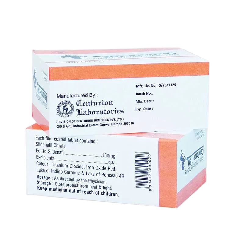 Confezione Cenforce 150 mg Centurion Laboratories