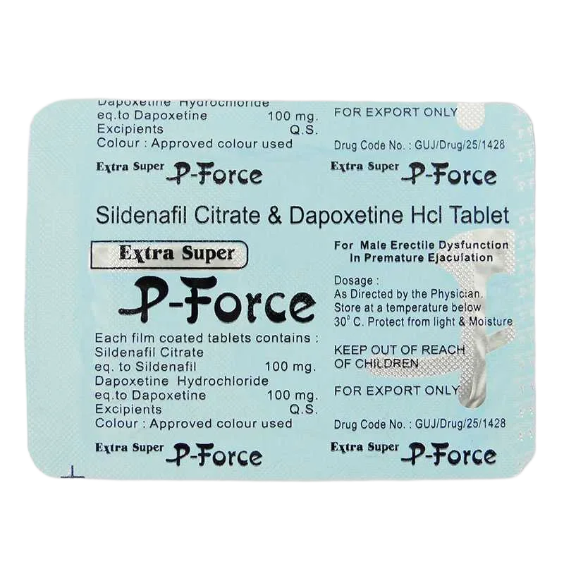 Blister Extra Super P-Force 200 mg 10 compresse