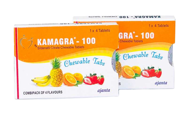 Kamagra Chewable 100 mg caramelle masticabili sildenafil