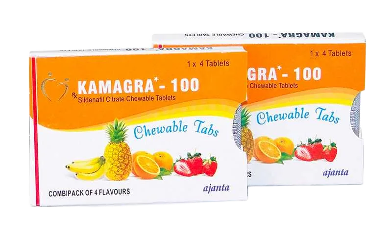 Kamagra Chewable 100 mg caramelle masticabili sildenafil