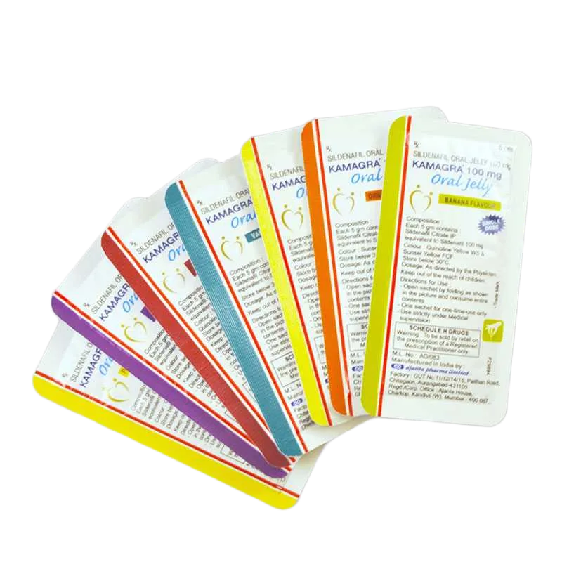 Bustine Kamagra Oral Jelly 100 mg 7 gusti assortiti