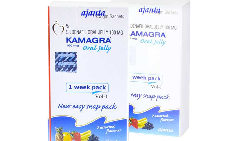 Kamagra Oral Jelly 100 mg gel sildenafil gusto frutta