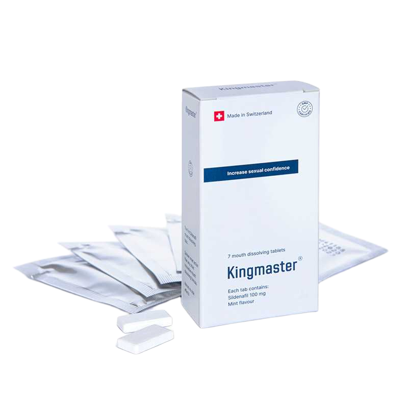 Bustine alluminio Kingmaster 100 mg gusto mentolo
