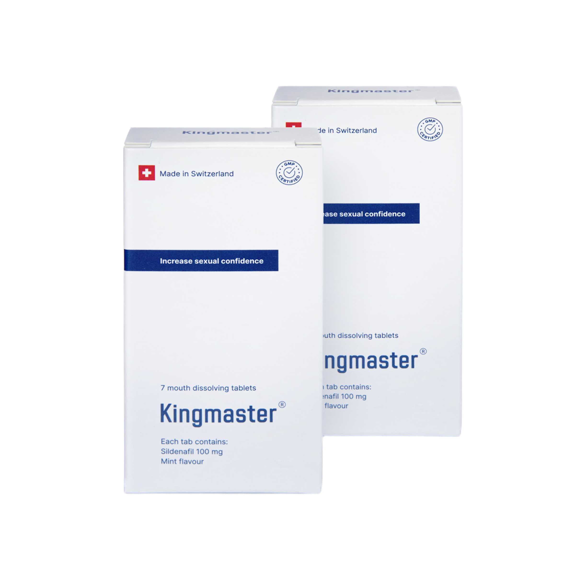Confezione Kingmaster 100 mg Wellade Pharmaceuticals