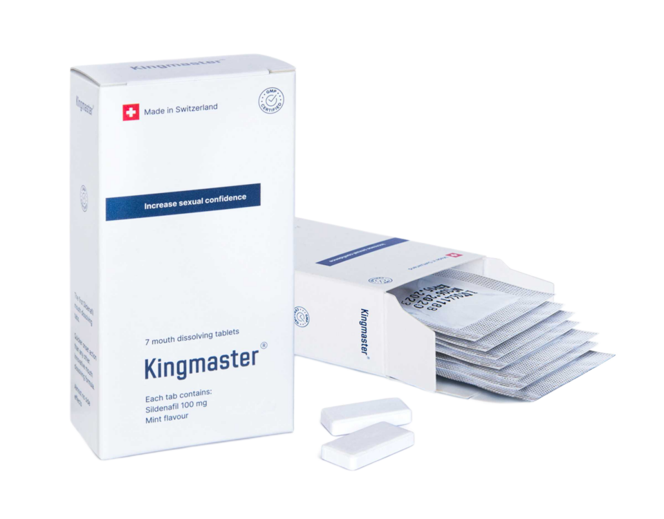 Kingmaster 100 mg sildenafil compresse mouth dissolving