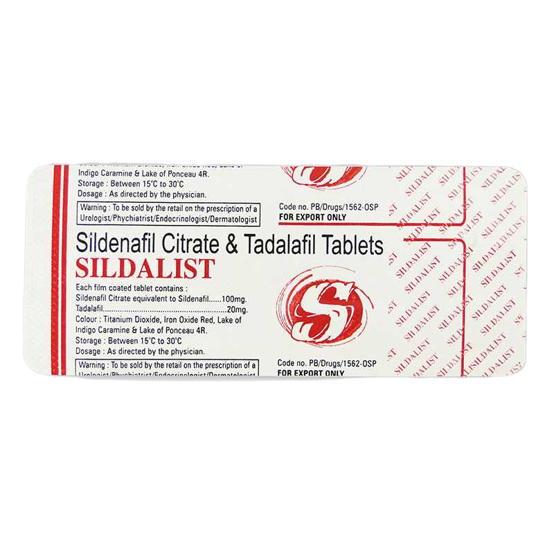 Confezione Sildalist 120 mg Sunrise Remedies