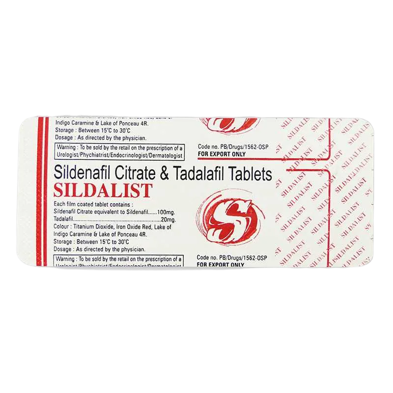 Confezione Sildalist 120 mg Sunrise Remedies