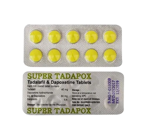 Super Tadapox 100 mg tadalafil dapoxetina compresse