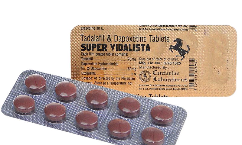 Super Vidalista 80 mg tadalafil dapoxetina compresse