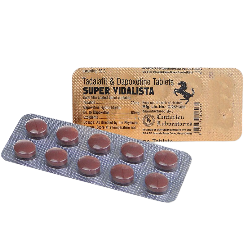 Super Vidalista 80 mg tadalafil dapoxetina compresse