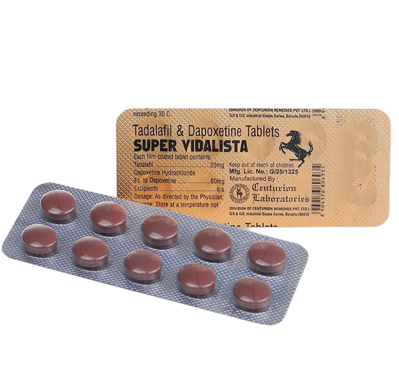 Super Vidalista 80 mg tadalafil dapoxetina compresse