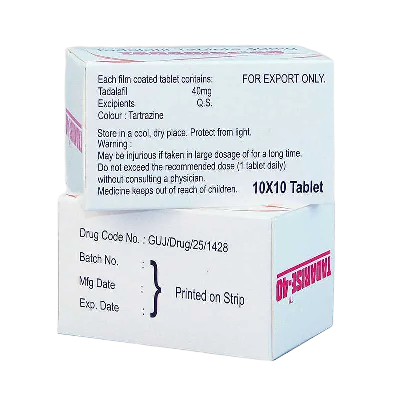 Confezione Tadarise 40 mg Sunrise Remedies