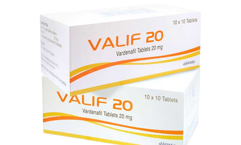 Valif 20 mg vardenafil compresse