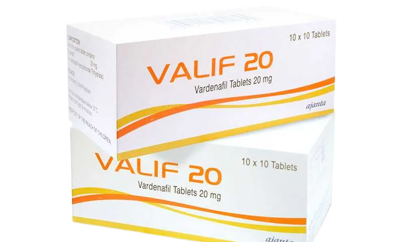 Valif 20 mg vardenafil compresse