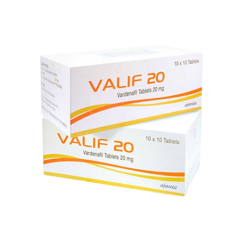 Valif 20 mg vardenafil compresse