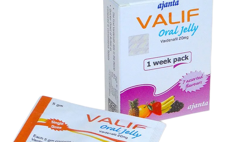 Valif Oral Jelly 20 mg vardenafil gel