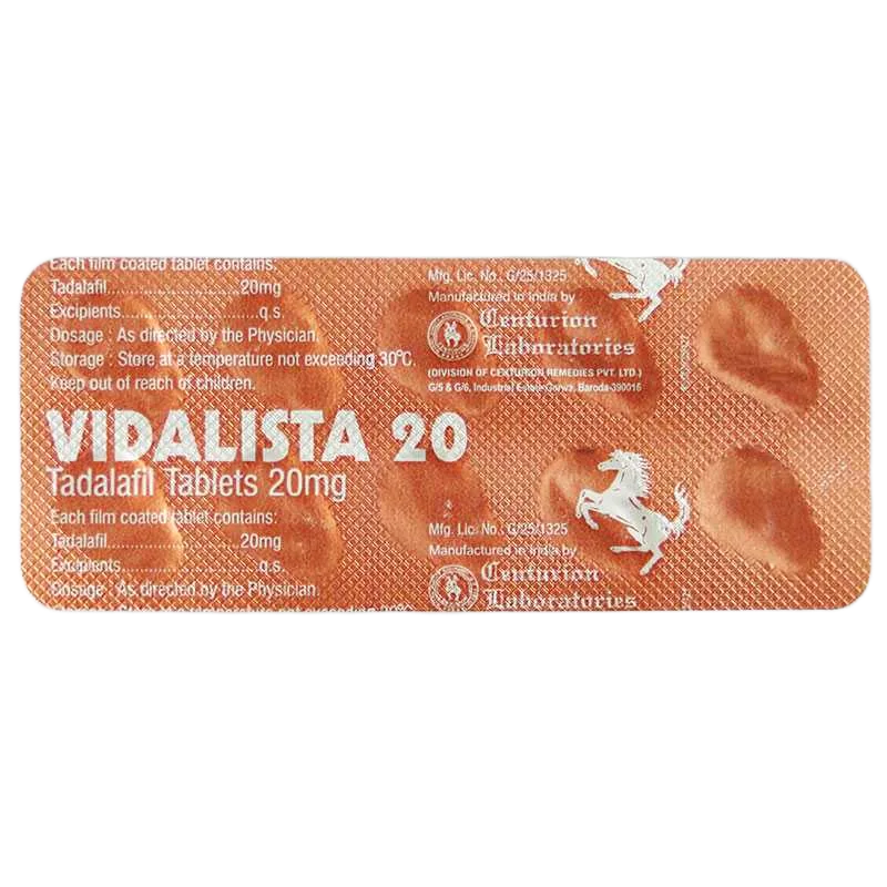 Confezione Vidalista 20 mg Centurion Laboratories
