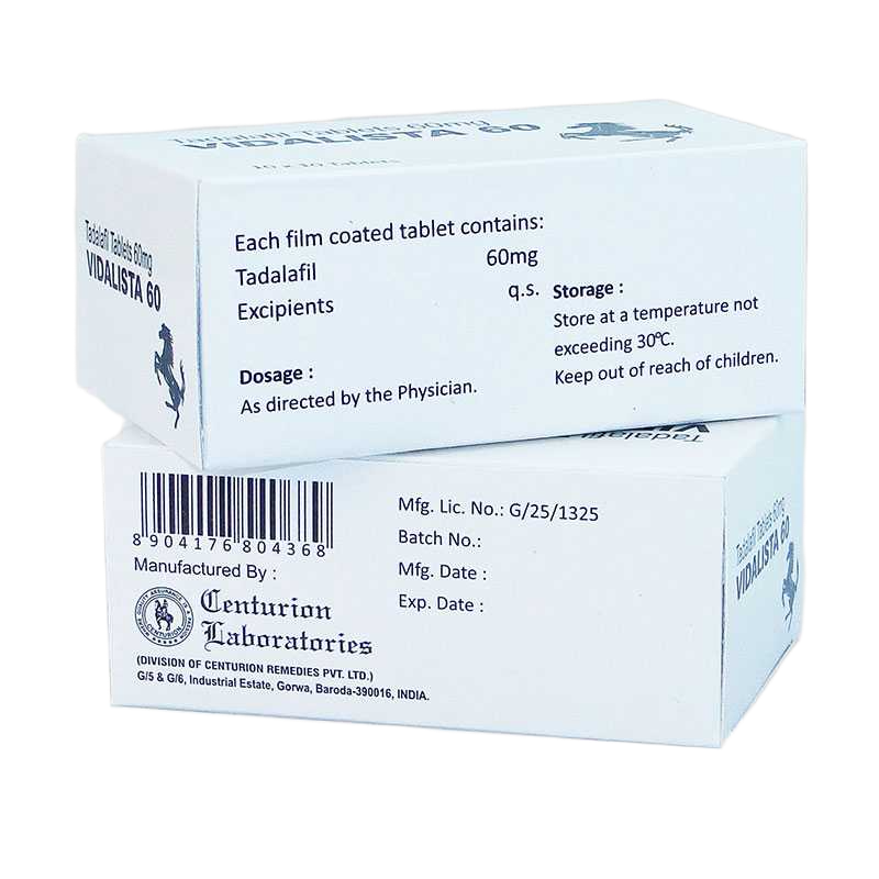 Confezione Vidalista 60 mg Centurion Laboratories