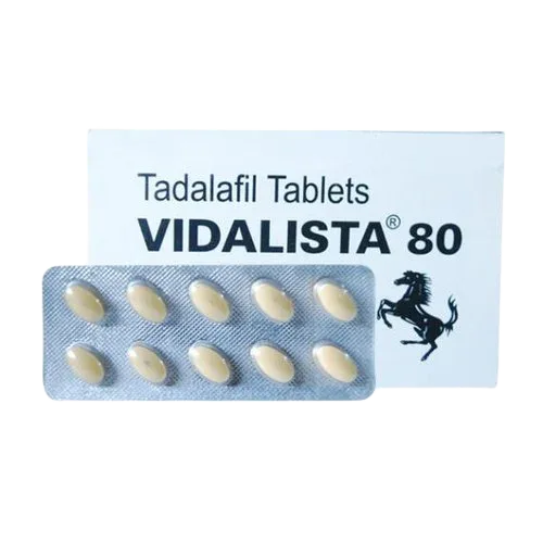 Vidalista 80 mg tadalafil compresse