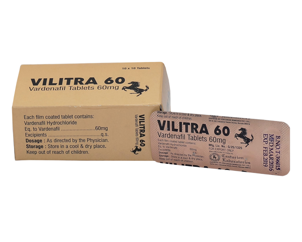 Vilitra 60 mg vardenafil compresse