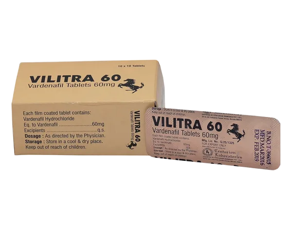 Vilitra 60 mg vardenafil compresse